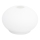 Vetro di ricambio per lampadario E14 diametro 15 cm bianco