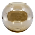 Vetro di ricambio per lampadario E27 diam. 20 cm beige