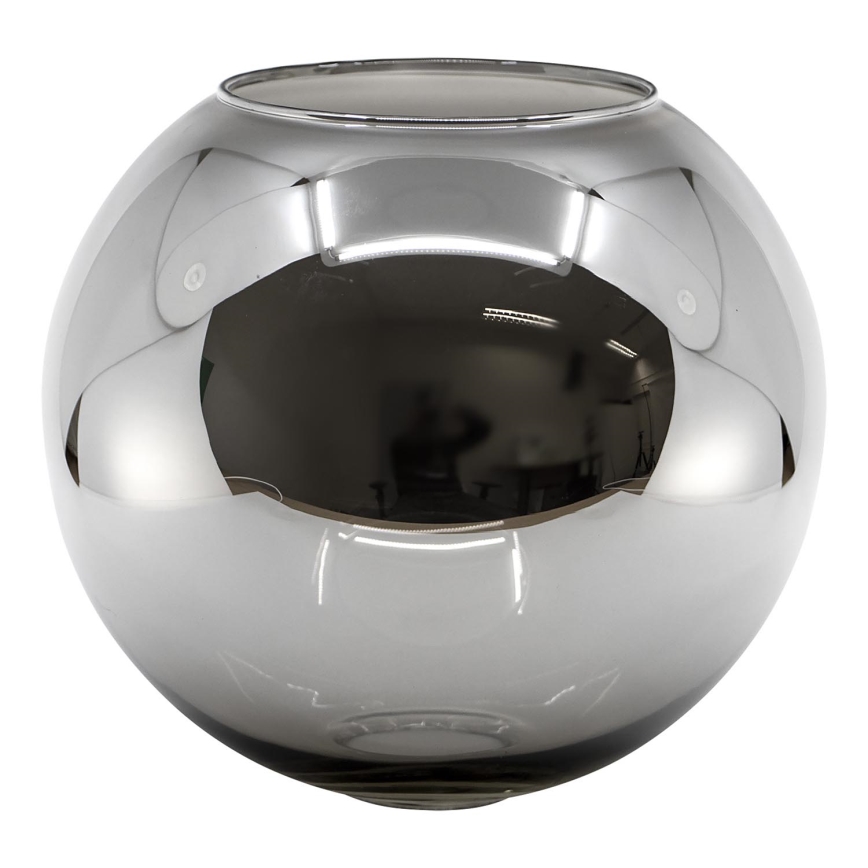 Vetro di ricambio per lampadario E27 diam. 20 cm cromo lucido
