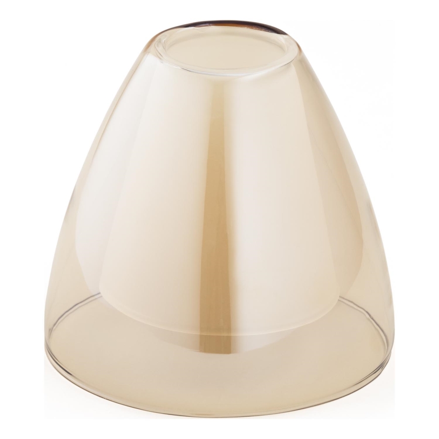 Vetro di ricambio per lampadario E27 diametro 11,5 cm beige