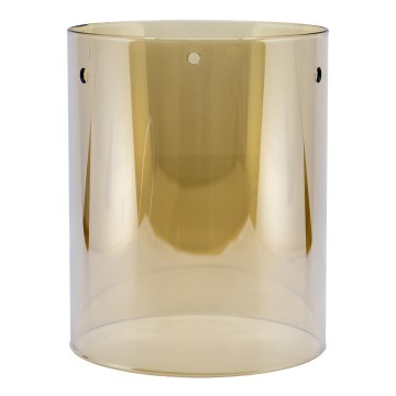 Vetro di ricambio per lampadario E27 diametro 13 cm beige