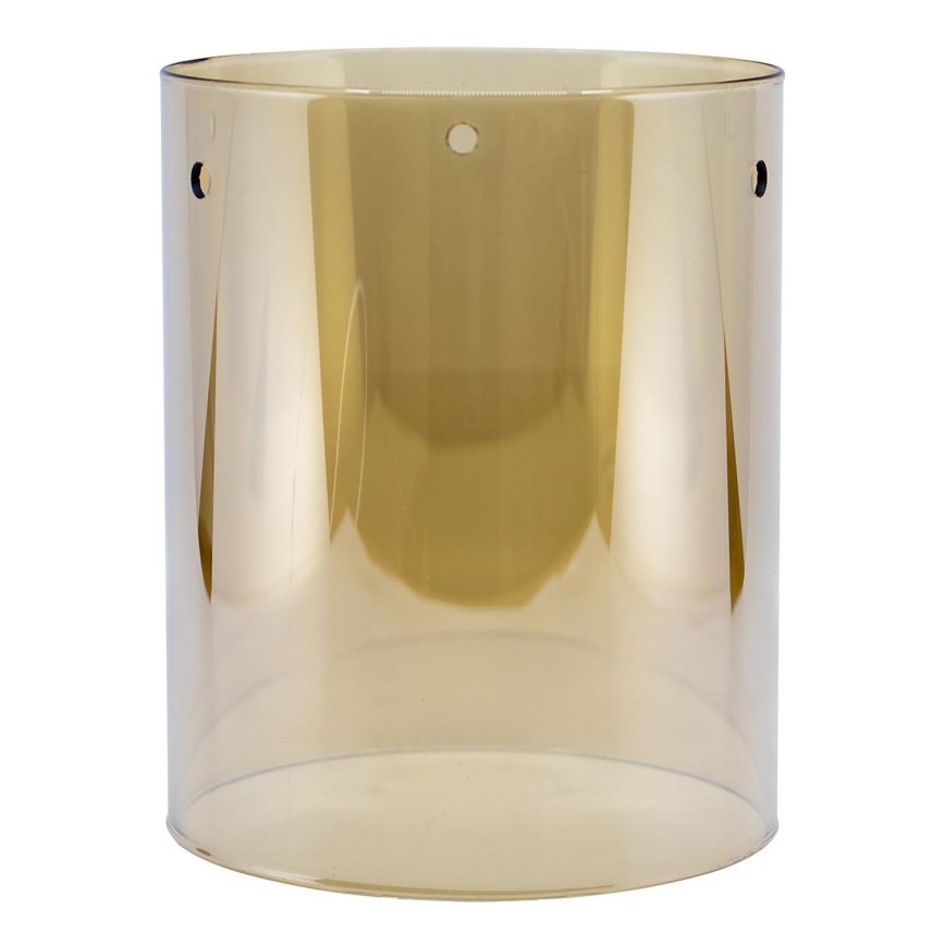 Vetro di ricambio per lampadario E27 diametro 13 cm beige