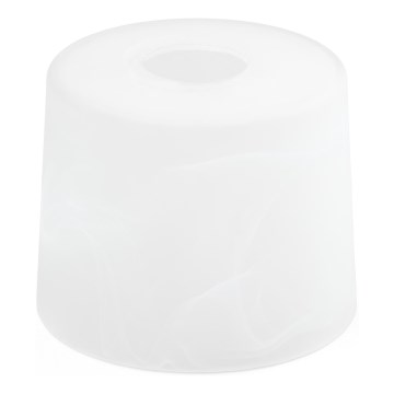 Vetro di ricambio per lampadario E27 diametro 13 cm bianco