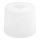 Vetro di ricambio per lampadario E27 diametro 13 cm bianco