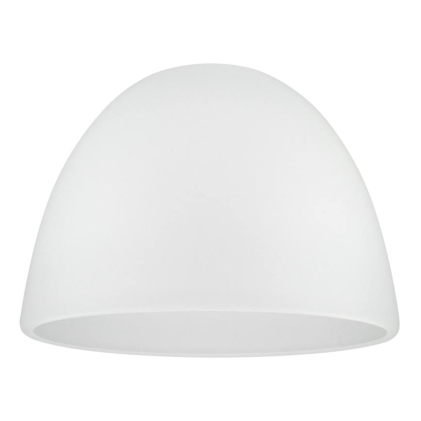 Vetro di ricambio per lampadario E27 diametro 18 cm bianco