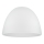Vetro di ricambio per lampadario E27 diametro 18 cm bianco