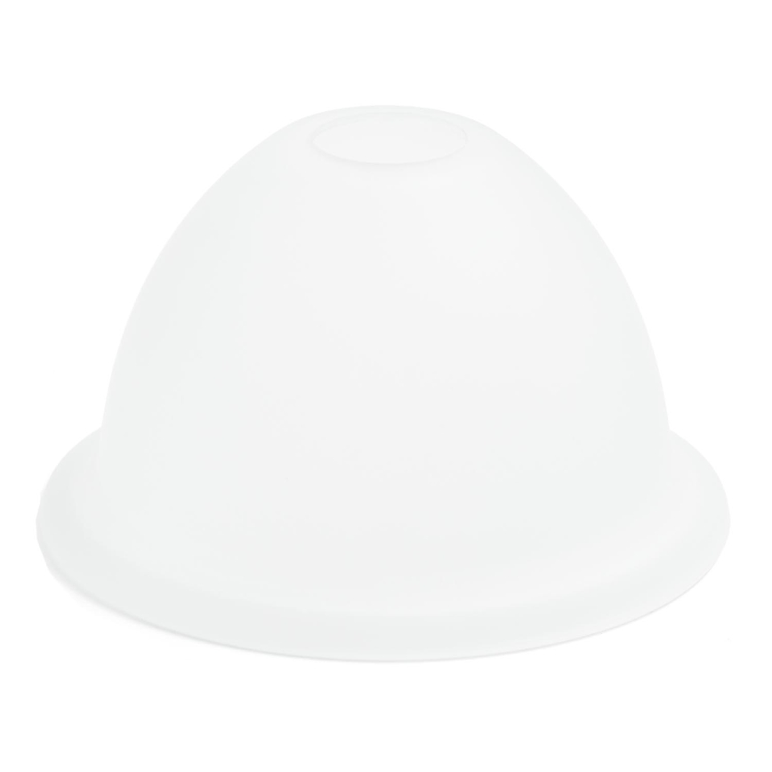 Vetro di ricambio per lampadario E27 diametro 19 cm bianco