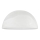 Vetro di ricambio per lampadario E27 diametro 19 cm bianco