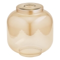 Vetro di ricambio per lampadario E27 diametro 20 cm beige