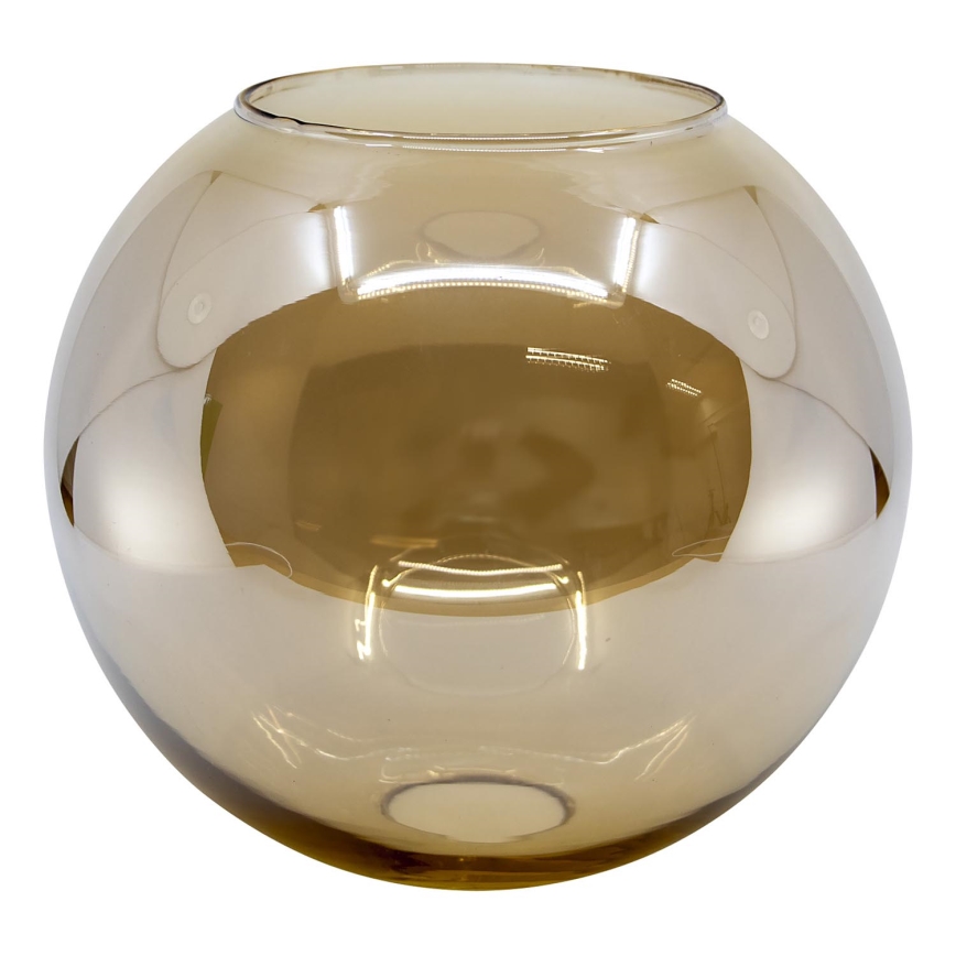 Vetro di ricambio per lampadario E27 diametro 20 cm beige