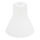 Vetro di ricambio per lampadario E27 diametro 20 cm bianco