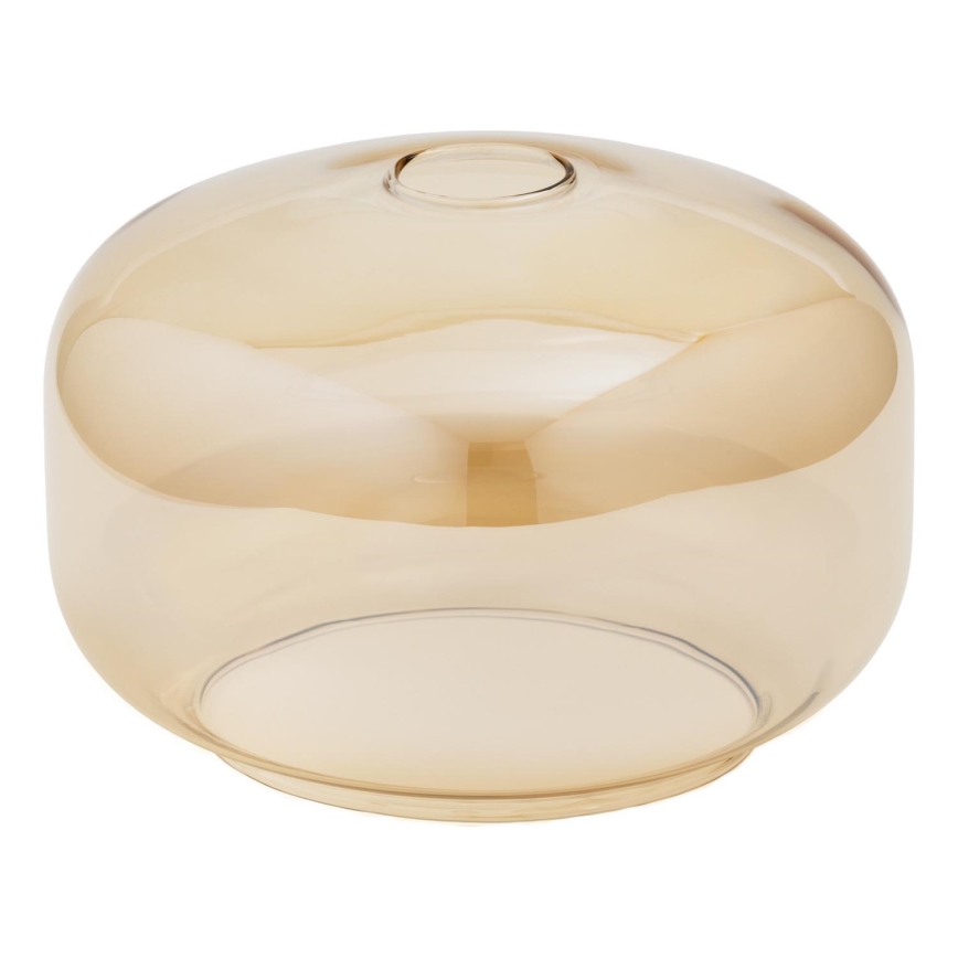 Vetro di ricambio per lampadario E27 diametro 21,5 cm beige