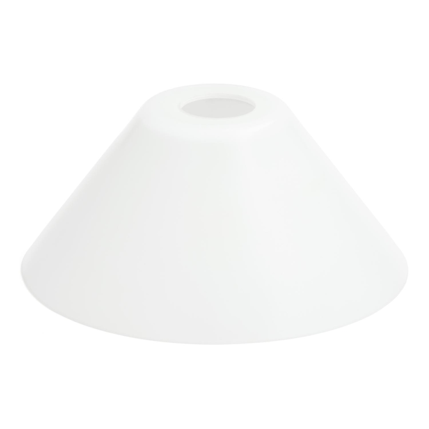 Vetro di ricambio per lampadario E27 diametro 22 cm bianco