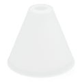 Vetro di ricambio per lampadario E27 diametro 23 cm bianco