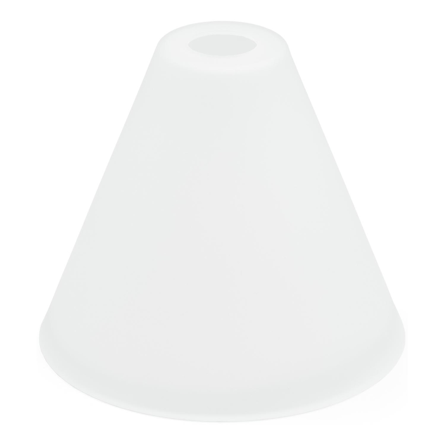 Vetro di ricambio per lampadario E27 diametro 23 cm bianco