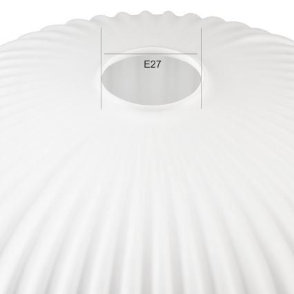 Vetro di ricambio per lampadario HARMA E27 14x25 cm bianco