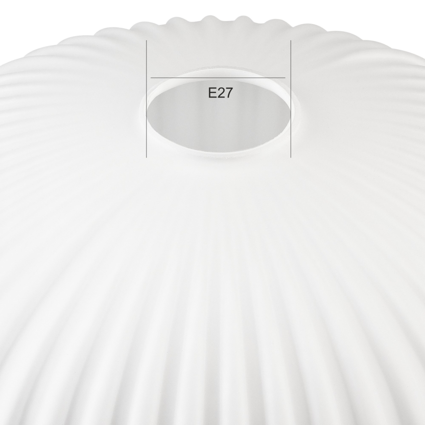 Vetro di ricambio per lampadario HARMA E27 14x25 cm bianco