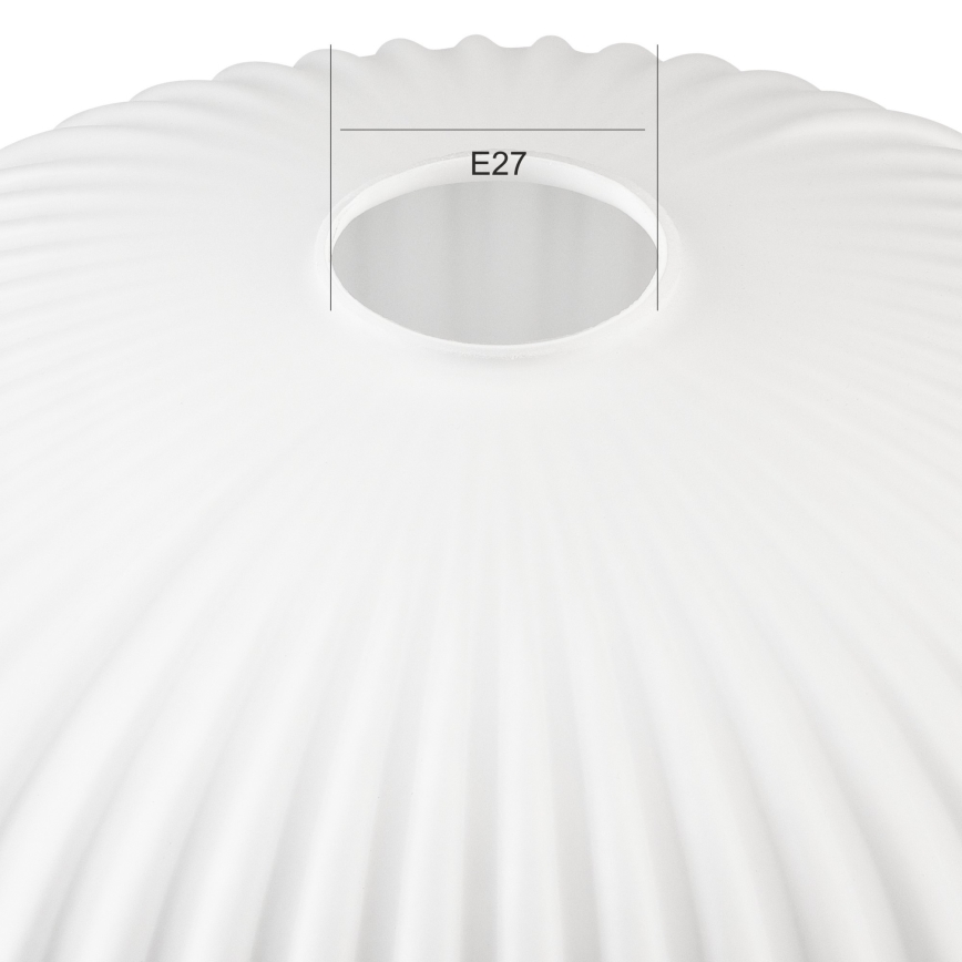 Vetro di ricambio per lampadario HARMA E27 17x30 cm bianco