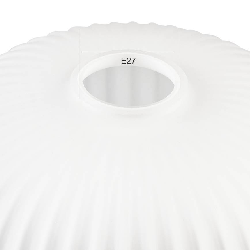 Vetro di ricambio per lampadario HARMA E27 18x20 cm bianco