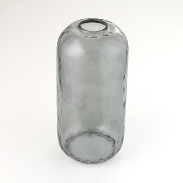 Vetro di ricambio per lampadario KARO E27, Ø 14 cm, grigio fumé