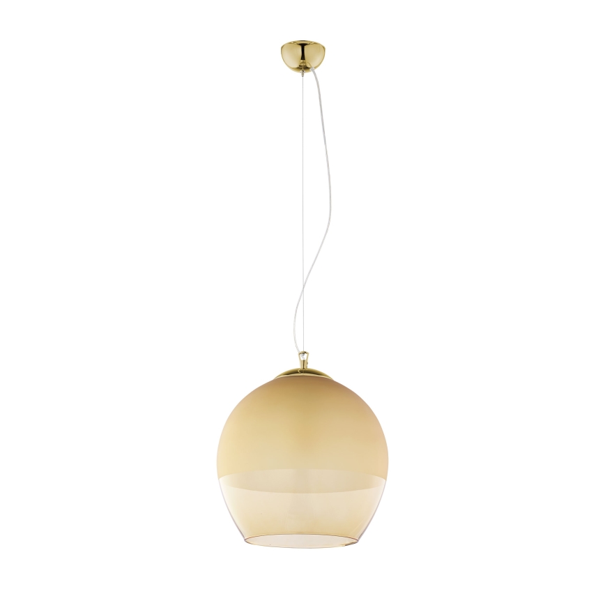 Vetro di ricambio per lampadario KULA E27, diametro 38 cm, colore beige fumé