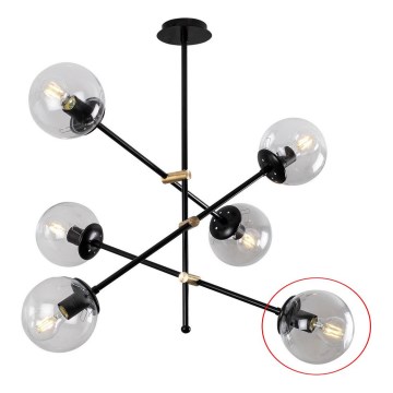Vetro di ricambio per lampadario MARTI diametro 15 cm
