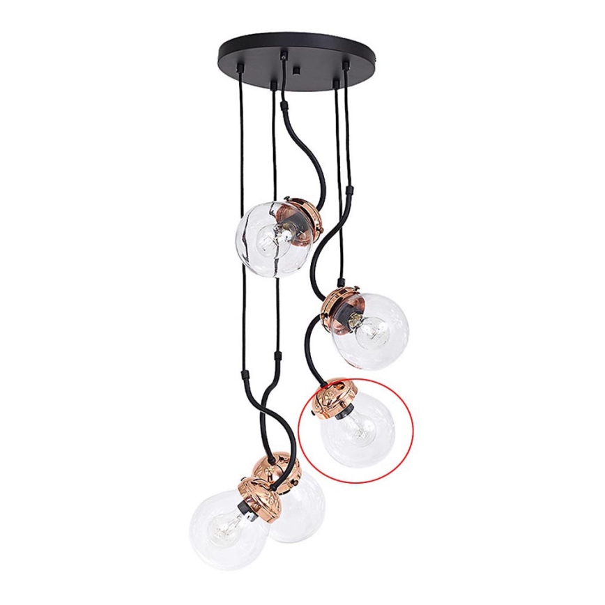 Vetro di ricambio per lampadario NATAN diametro 13,5 cm