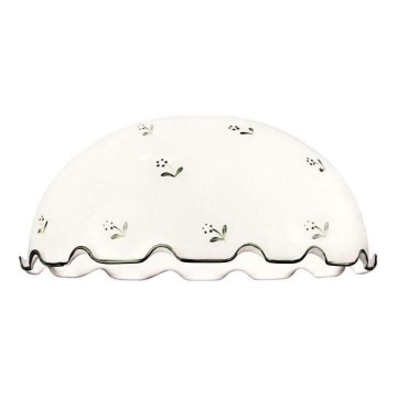 Vetro di ricambio per lampadario NONNA E27 diametro 36 cm bianco/verde