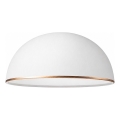 Vetro di ricambio per lampadario RETRO, ANTICO E27, Ø 30 cm, bianco/bronzo