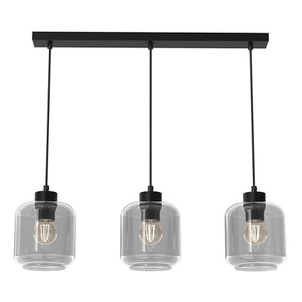 Vetro di ricambio per lampadario SOMBRA E27, diametro 16 cm, grigio fumé