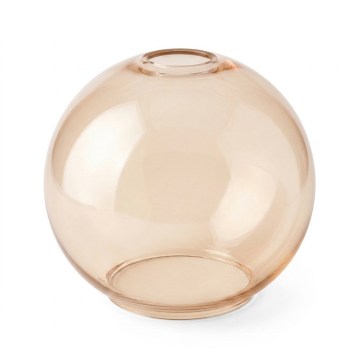 Vetro di ricambio POBO Ø 14 cm beige fumé
