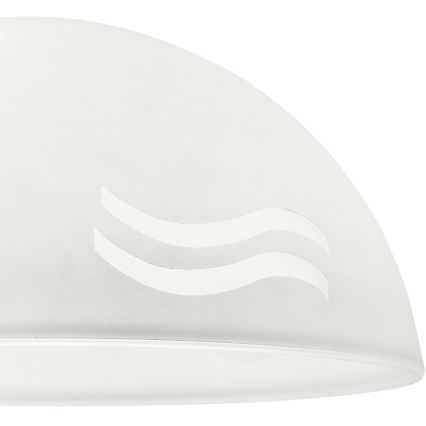 Vetro di ricambio per lampadario SFERA E27 140x300 mm bianco
