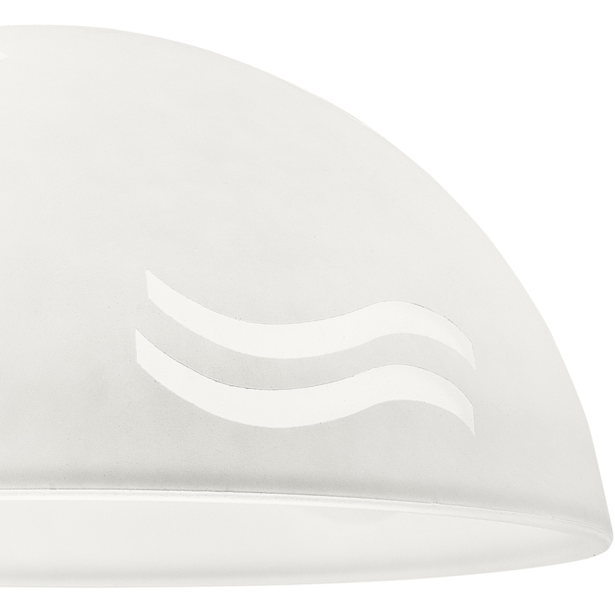 Vetro di ricambio per lampadario SFERA E27 140x300 mm bianco