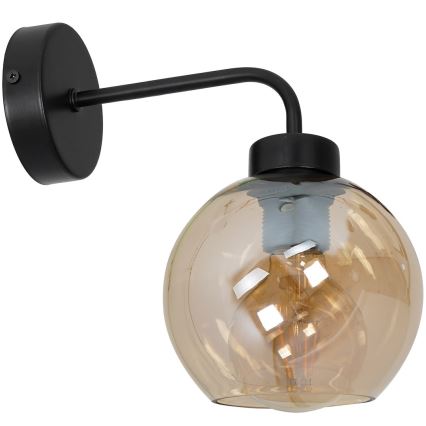 Vetro di ricambio universale SOFIA per portalampada E27, Ø 20 cm, fumé beige