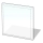 Vetro sotto il camino 800x800x8 mm quadrato