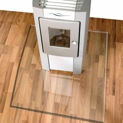 Vetro sotto il camino 900x750x8 mm rettangolo