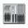 Victorinox - 12-teiliges Besteckset SWISS MODERN, schwarz