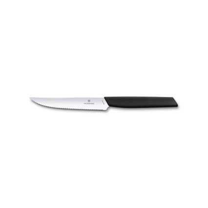 Victorinox - 12-teiliges Besteckset SWISS MODERN, schwarz