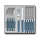 Victorinox - Besteckset SWISS MODERN, 12-tlg., blau