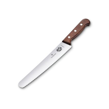 Victorinox - Coltello da pane WOOD 22 cm, manico in acero