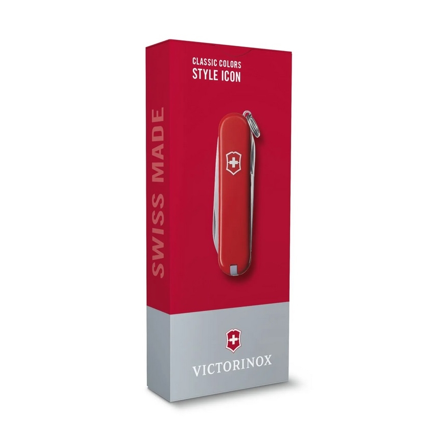 Victorinox - Coltello tascabile multifunzionale 5,8 cm/7 funzioni rosso