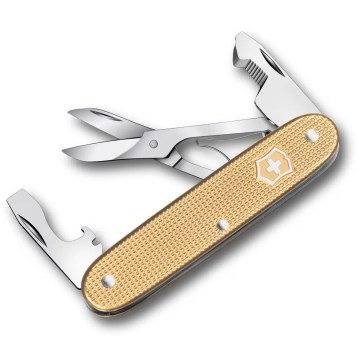 Victorinox - Coltello tascabile multifunzione COMPANION SLIM ALOX 9,3 cm/6 funzioni oro