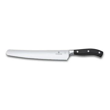 Victorinox - Couteau à pain de cuisine GRAND MAITRE, lame 26 cm, noir