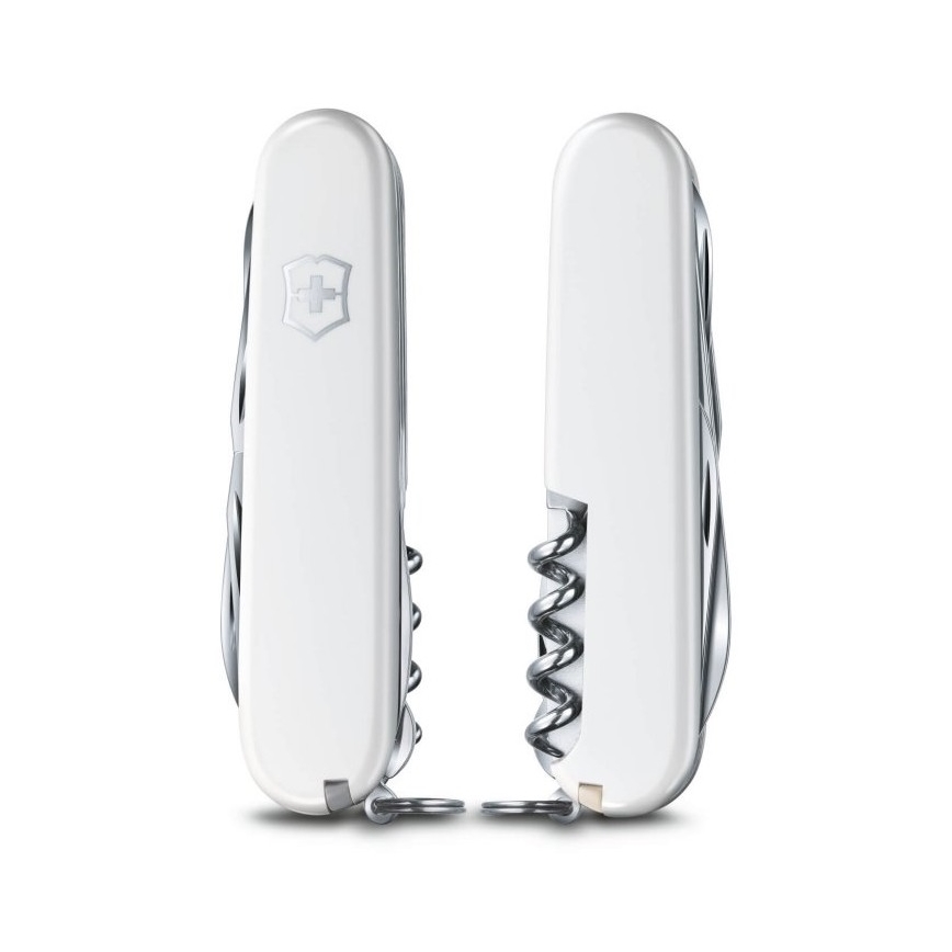 Victorinox - Couteau de poche multifonction 9,1 cm / 14 fonctions blanc