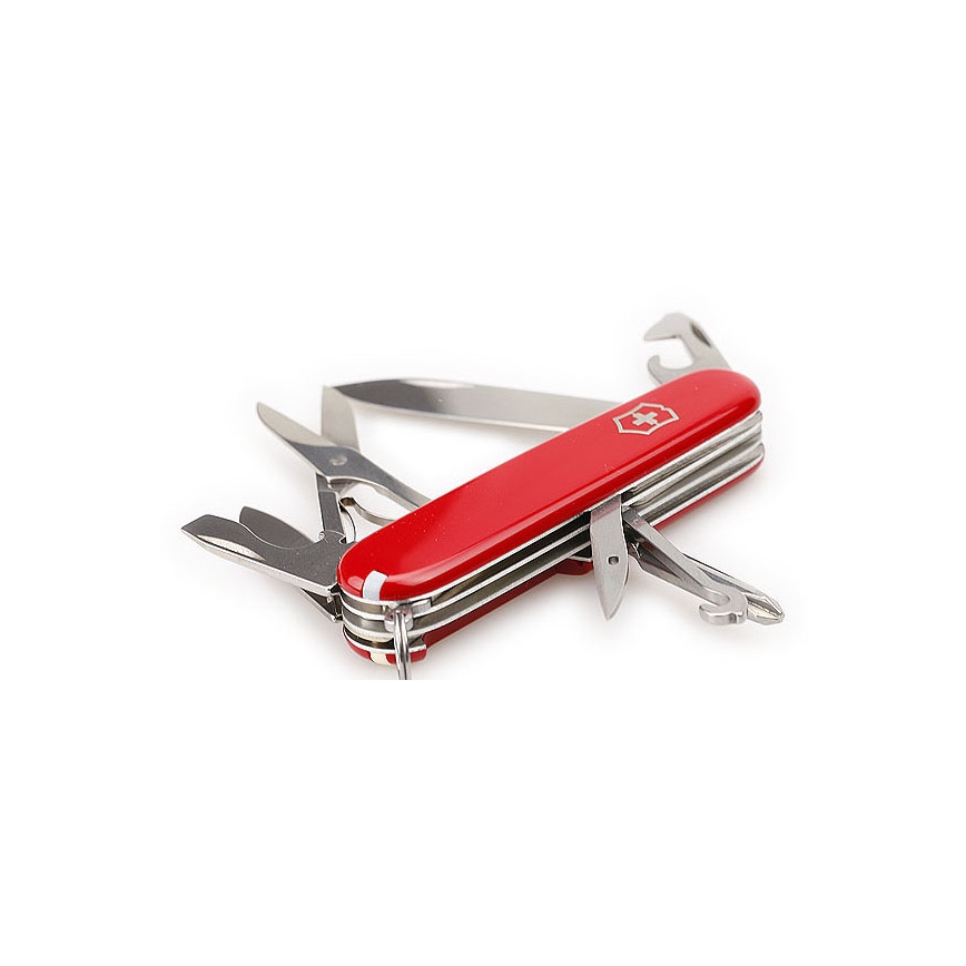 Victorinox - Couteau de poche multifonction 9,1 cm/14 fonctions rouge