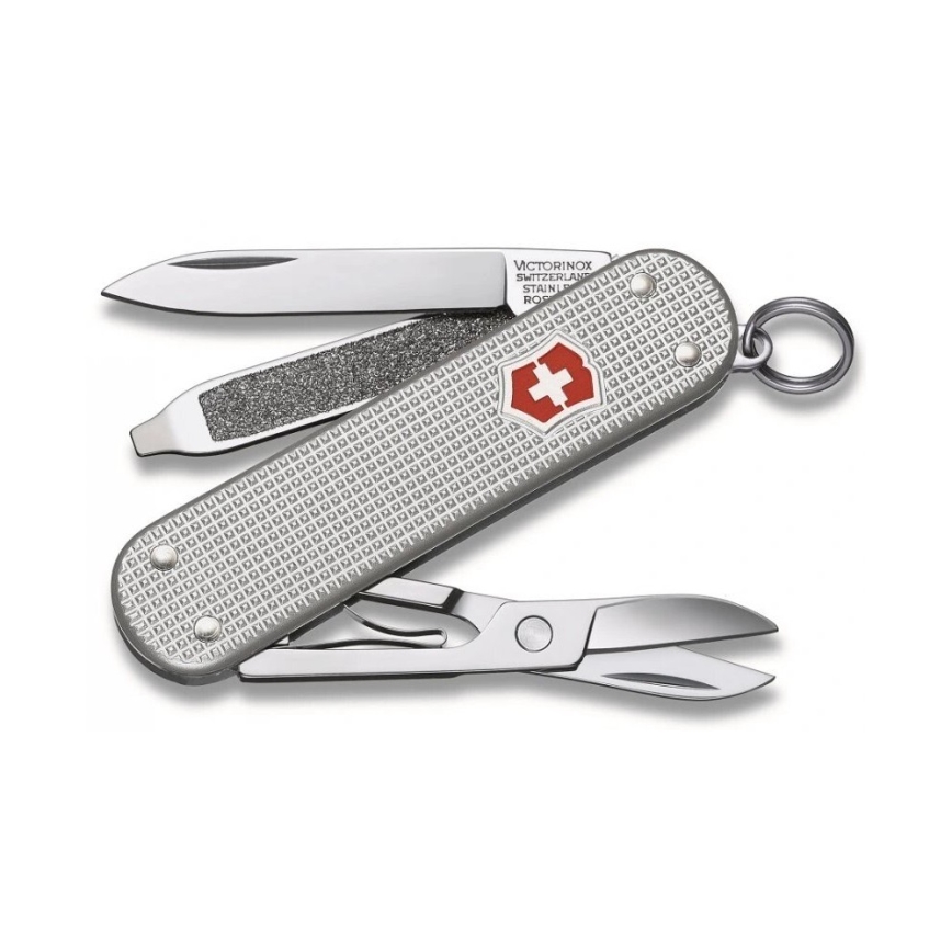 Victorinox - Couteau de poche multifonction CLASSIC ALOX 5,8 cm/5 fonctions argent