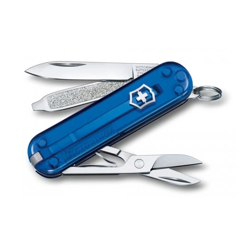 Victorinox - Couteau de poche multifonction CLASSIC SD 5,8 cm/7 fonctions bleu foncé