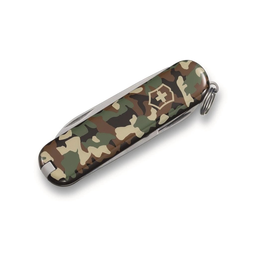 Victorinox - Couteau de poche multifonction CLASSIC SD 5,8 cm/7 fonctions camouflage