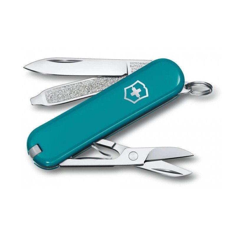 Victorinox - Couteau de poche multifonction CLASSIC SD 5,8 cm/7 fonctions turquoise