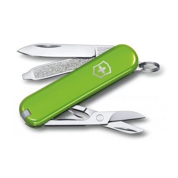 Victorinox - Couteau de poche multifonction CLASSIC SD 5,8 cm/7 fonctions vert